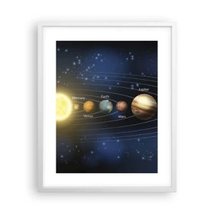 Plakat w białej ramie - Jedna z dziesięciu - 40x50 cm