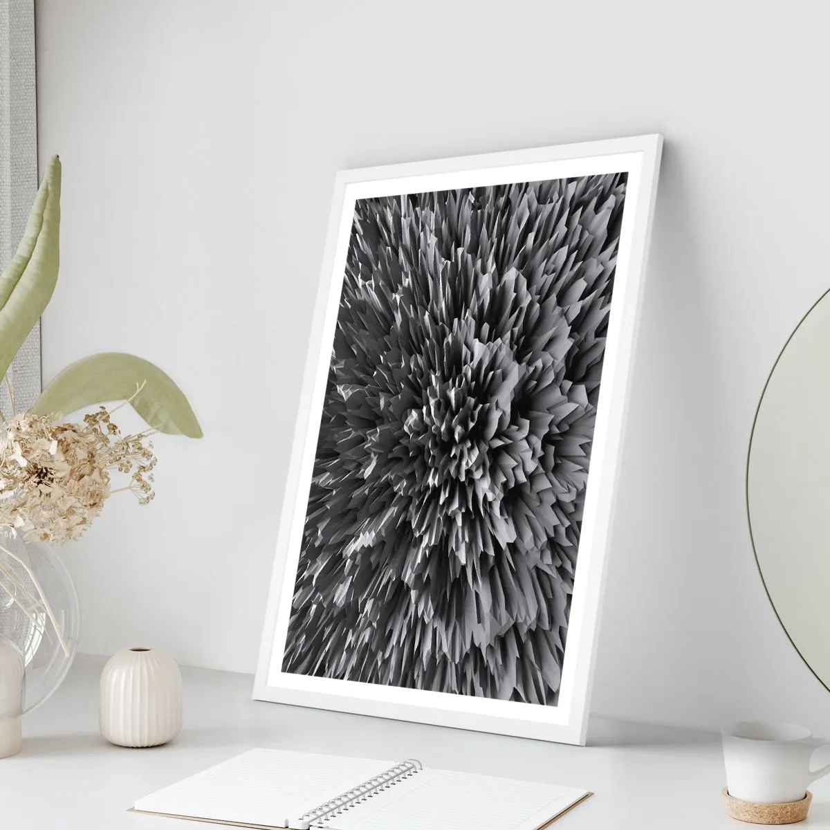 Plakat w białej ramie - Już ostrzej się nie da - 50x70 cm