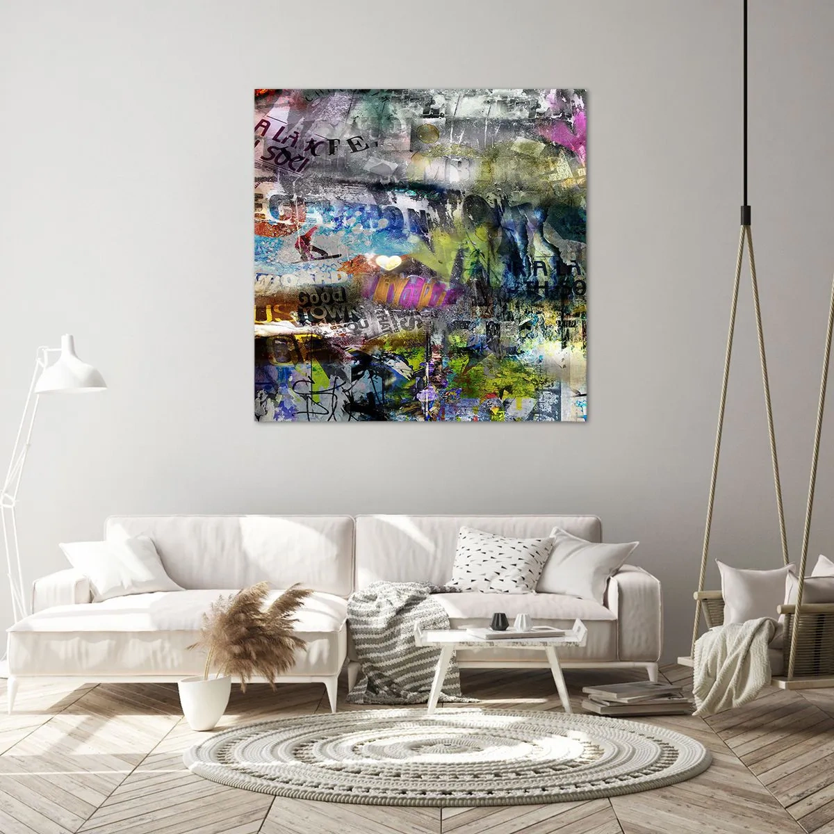 Obraz na płótnie - Kolaż wspomnień - 60x60 cm