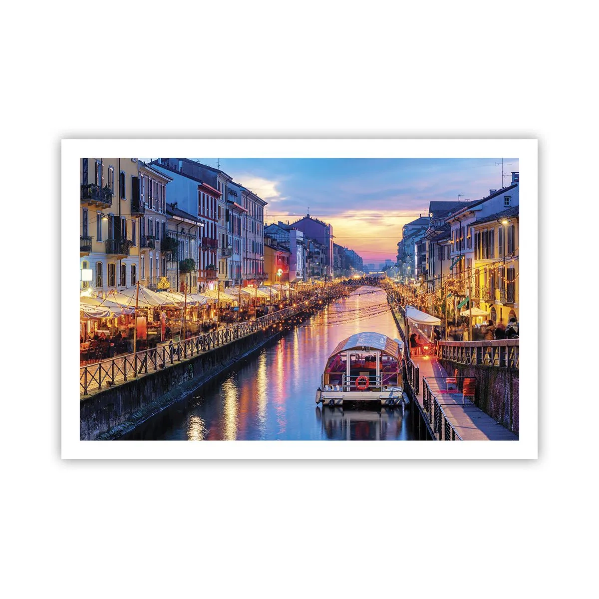Plakat - Wieczór światła i zabawy - 91x61 cm