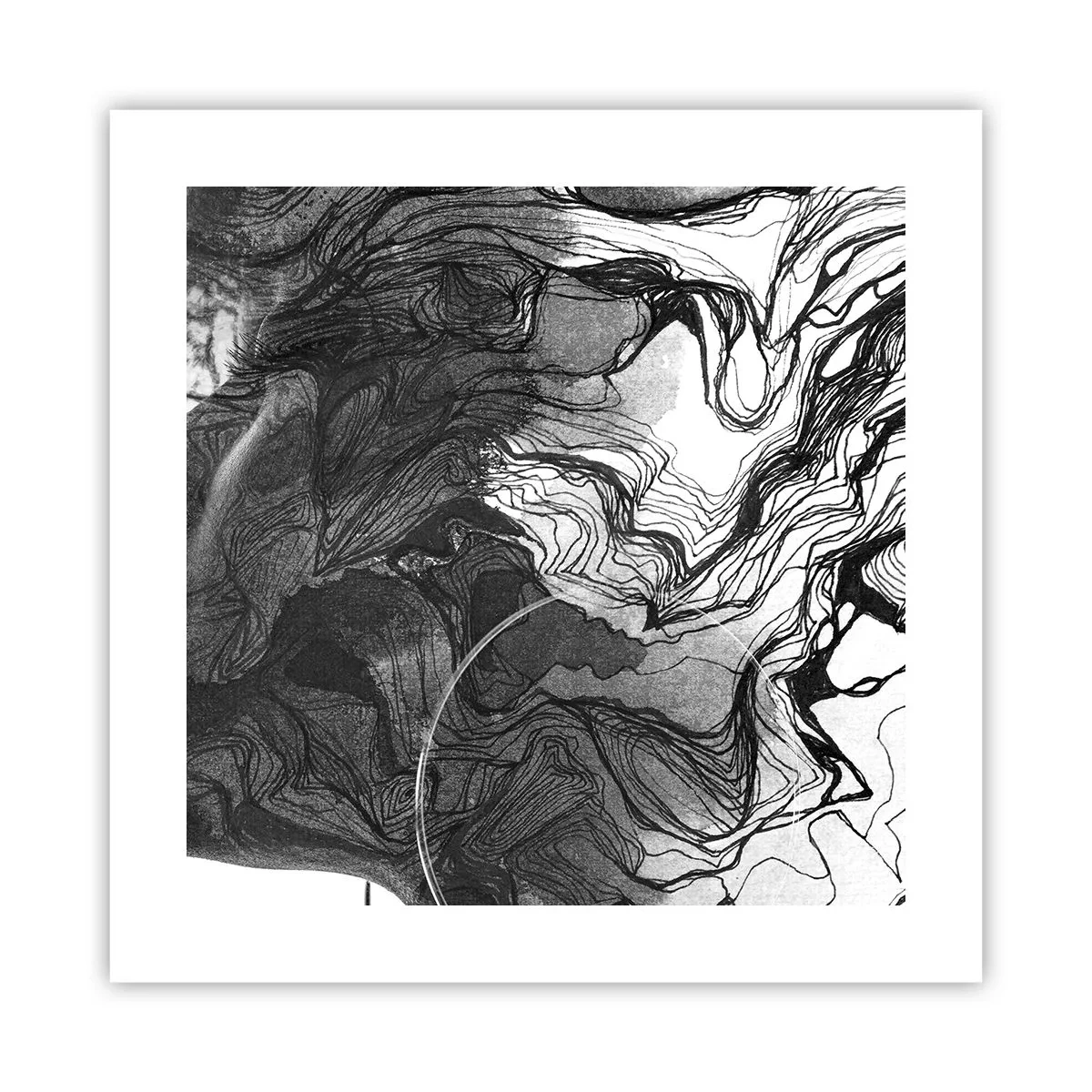 Plakat - Zaplątana w marzeniach - 40x40 cm