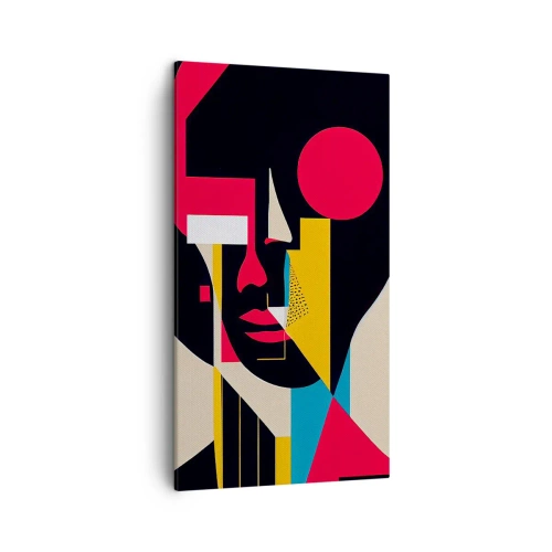 Obraz na płótnie - Jej wewnętrzny świat - 45x80 cm
