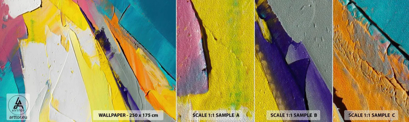 Fototapeta Próbka Premium Sand - Anatomia światła - Abstrakcja, Sztuka, 3D - 100x30 cm