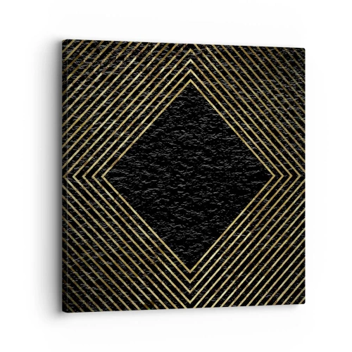 Obraz na płótnie - Geometria w stylu glamour - 30x30 cm