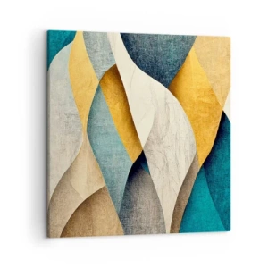 Obraz na płótnie - Rytm i falowanie - 50x50 cm