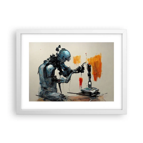 Plakat w białej ramie - Już jutro… - 40x30 cm