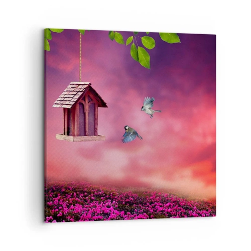 Obraz na płótnie - Zaproszenie na kolację - 50x50 cm