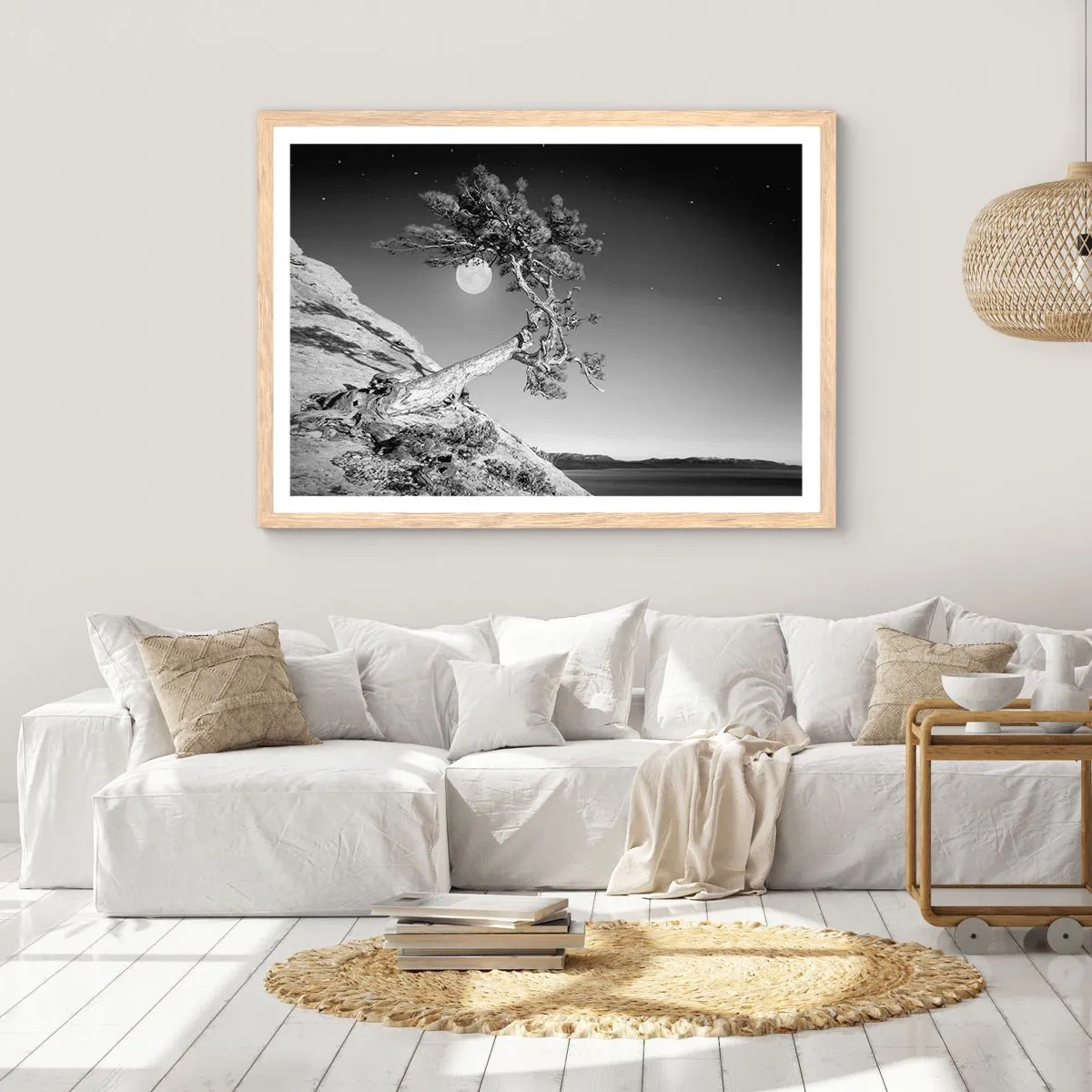 Plakat w ramie jasny dąb - Zwycięska wojowniczka - 70x50 cm