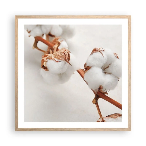 Plakat w ramie jasny dąb - Tylko tulić - 60x60 cm