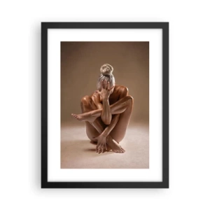 Plakat w czarnej ramie - Jedność ciała i ducha - 30x40 cm