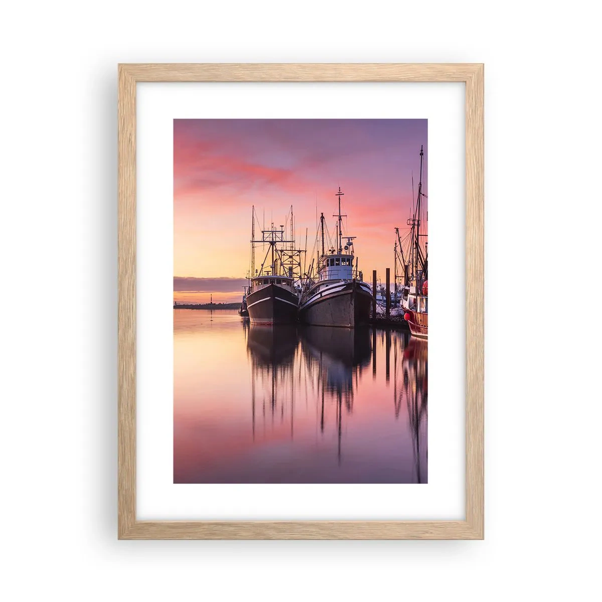 Plakat w ramie jasny dąb - Przed kolejnym dniem - 30x40 cm