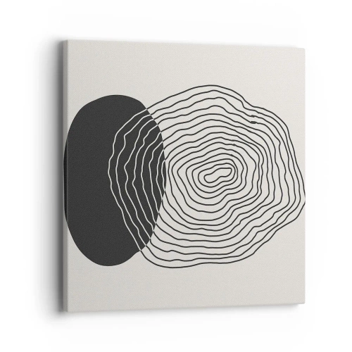 Obraz na płótnie - Trwanie i drganie - 40x40 cm