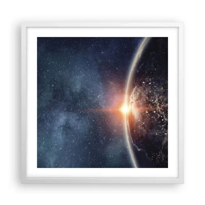 Plakat w białej ramie - W nowej perspektywie - 50x50 cm