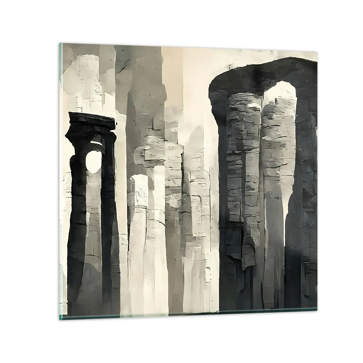 Obraz na szkle - Majestat antyku - 30x30 cm
