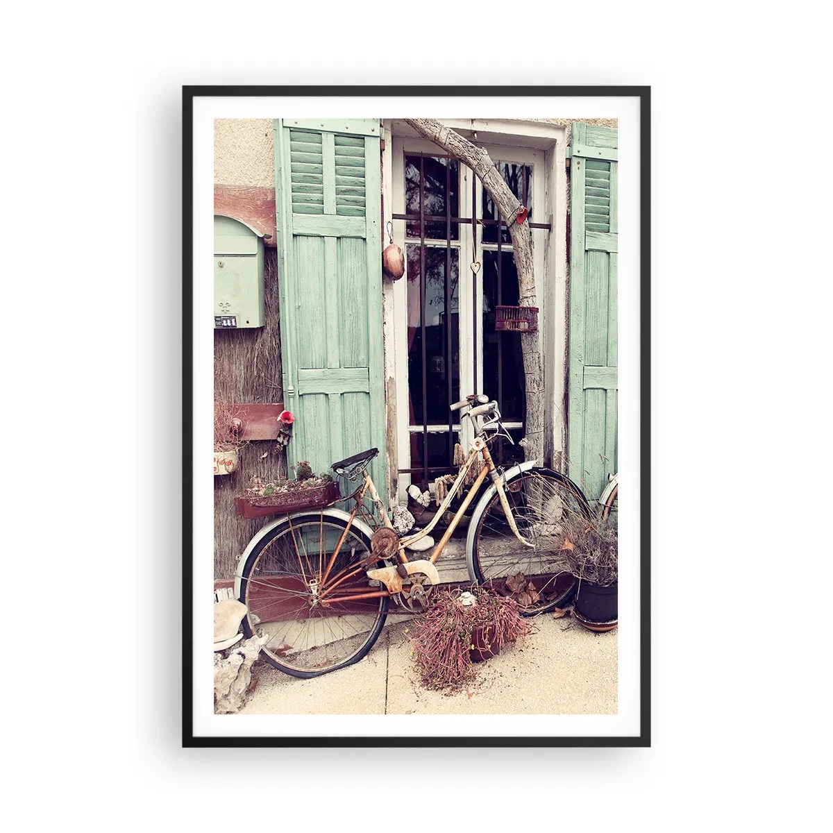 Plakat w czarnej ramie - Niech żyje prowincja - 70x100 cm