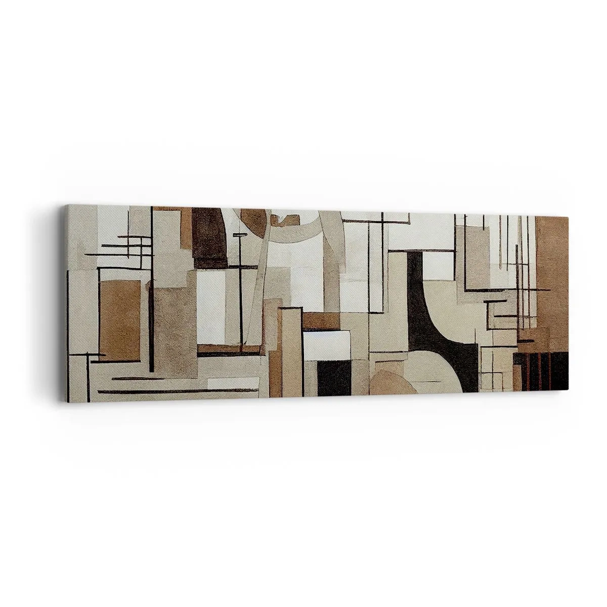 Obraz na płótnie - Pejzaż miejski 2.0 - 90x30 cm