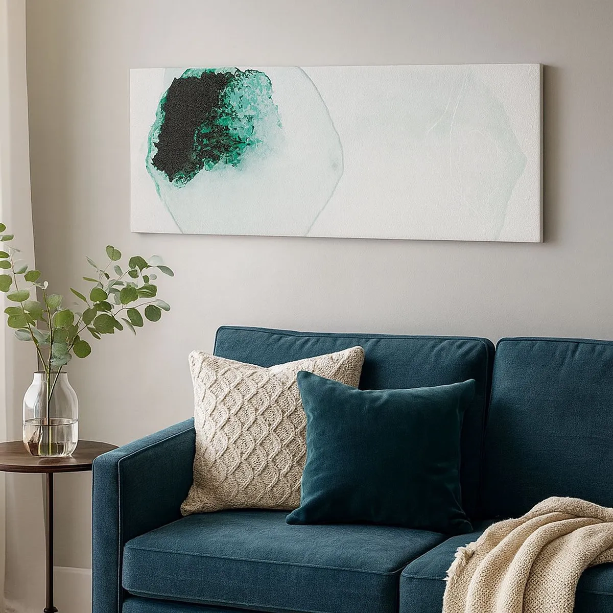 Obraz na płótnie - W kropli wody - 100x40 cm