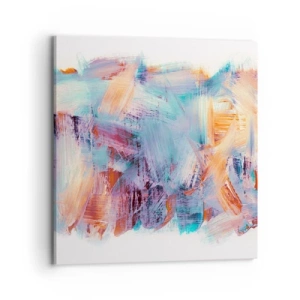 Obraz na płótnie - Kolorowy bałagan - 70x70 cm