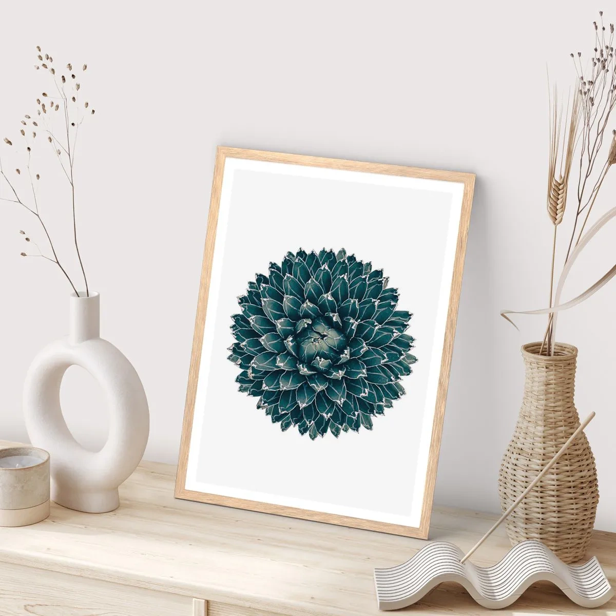 Plakat w ramie jasny dąb - Gwiazda pustyni - 70x100 cm