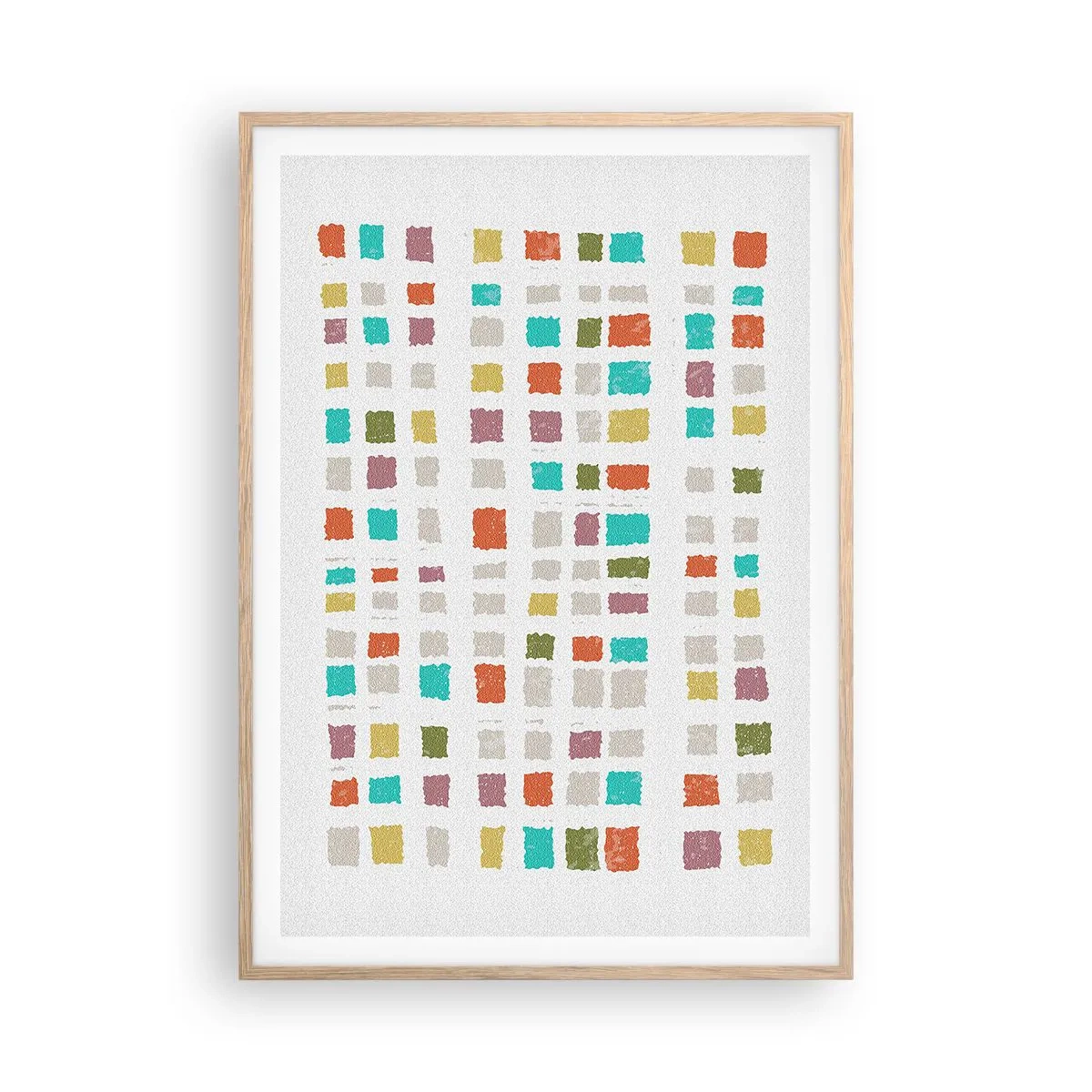 Plakat w ramie jasny dąb - Nieznana gra - 70x100 cm