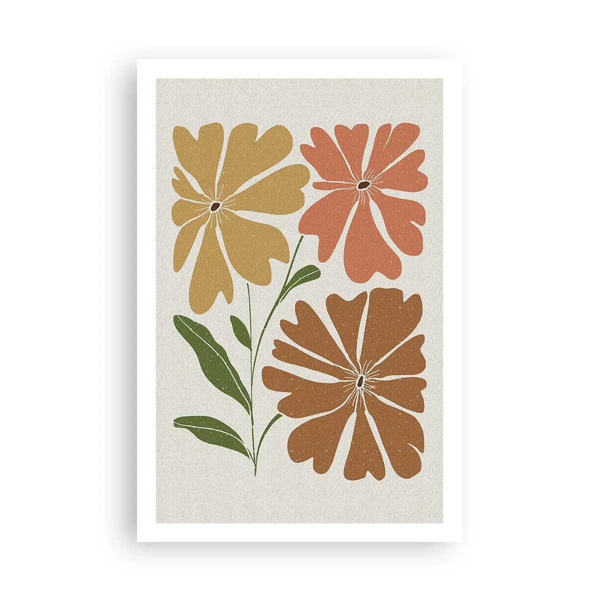 Plakat - Natura i geometria - 61x91 cm