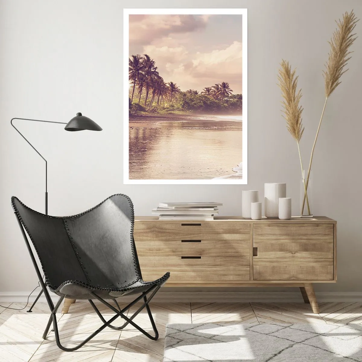 Plakat - Pieszczota fal - 70x100 cm