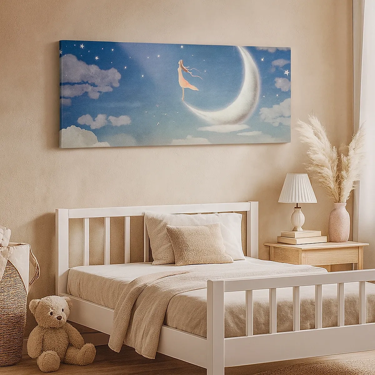 Obraz na płótnie - Zalotnica niebieska - 30x30 cm