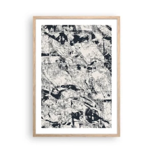 Plakat w ramie jasny dąb - Przenikanie przeciwieństw - 50x70 cm