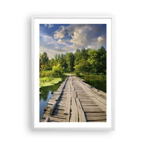 Plakat w białej ramie - Lato, lato wszędzie - 50x70 cm