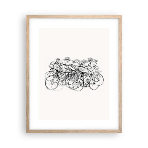 Plakat w ramie jasny dąb - Wespół w zespół - 40x50 cm