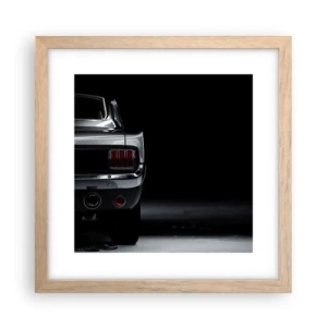 Plakat w ramie jasny dąb - Czar klasyki - 30x30 cm