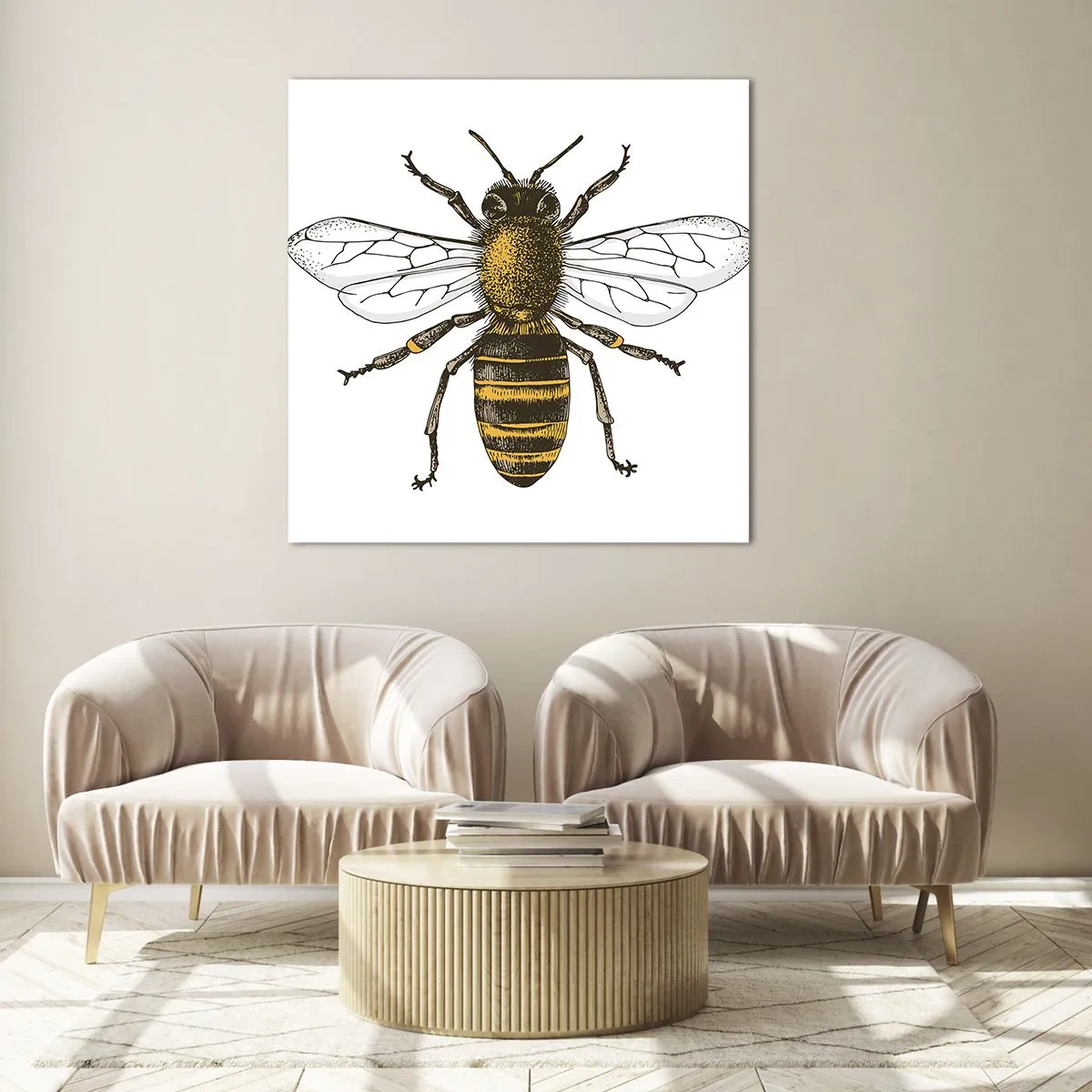 Obraz na szkle - Piękna i dobra - 40x40 cm