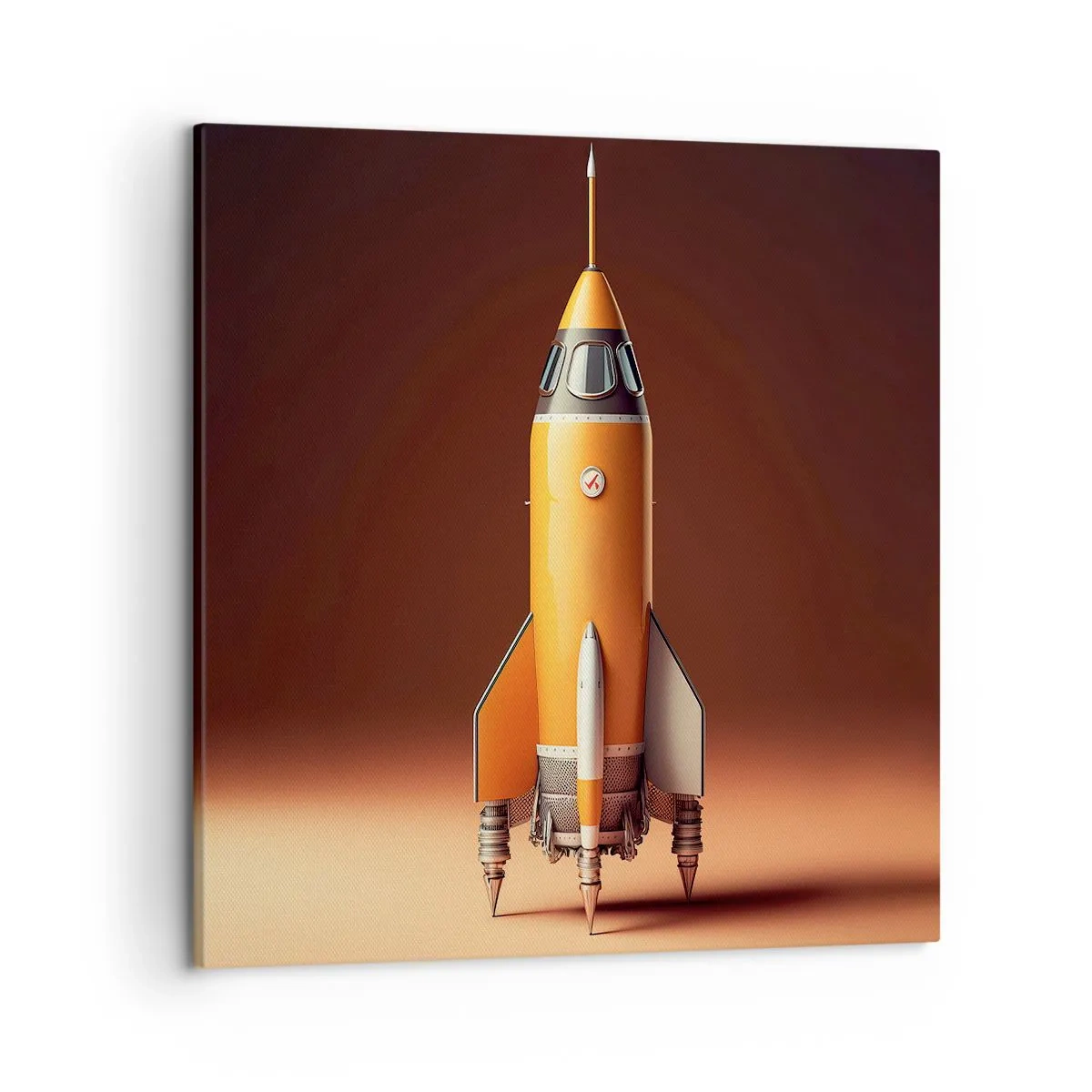 Obraz na płótnie - Zaczyna się od marzenia - 50x50 cm