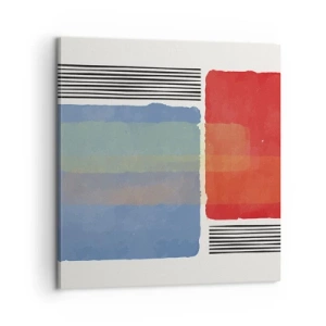 Obraz na płótnie - Duch i litera geometrii - 60x60 cm