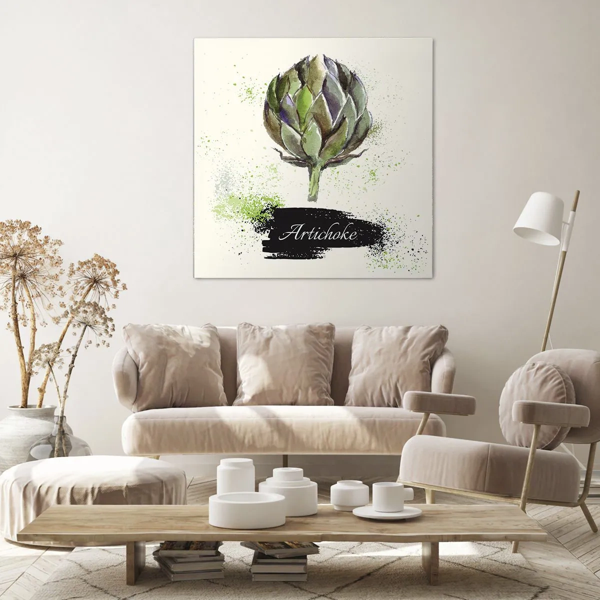 Obraz na płótnie - Eviva warzywa! - 70x70 cm