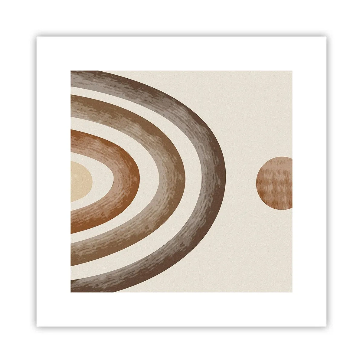 Plakat - W odległej galaktyce - 30x30 cm