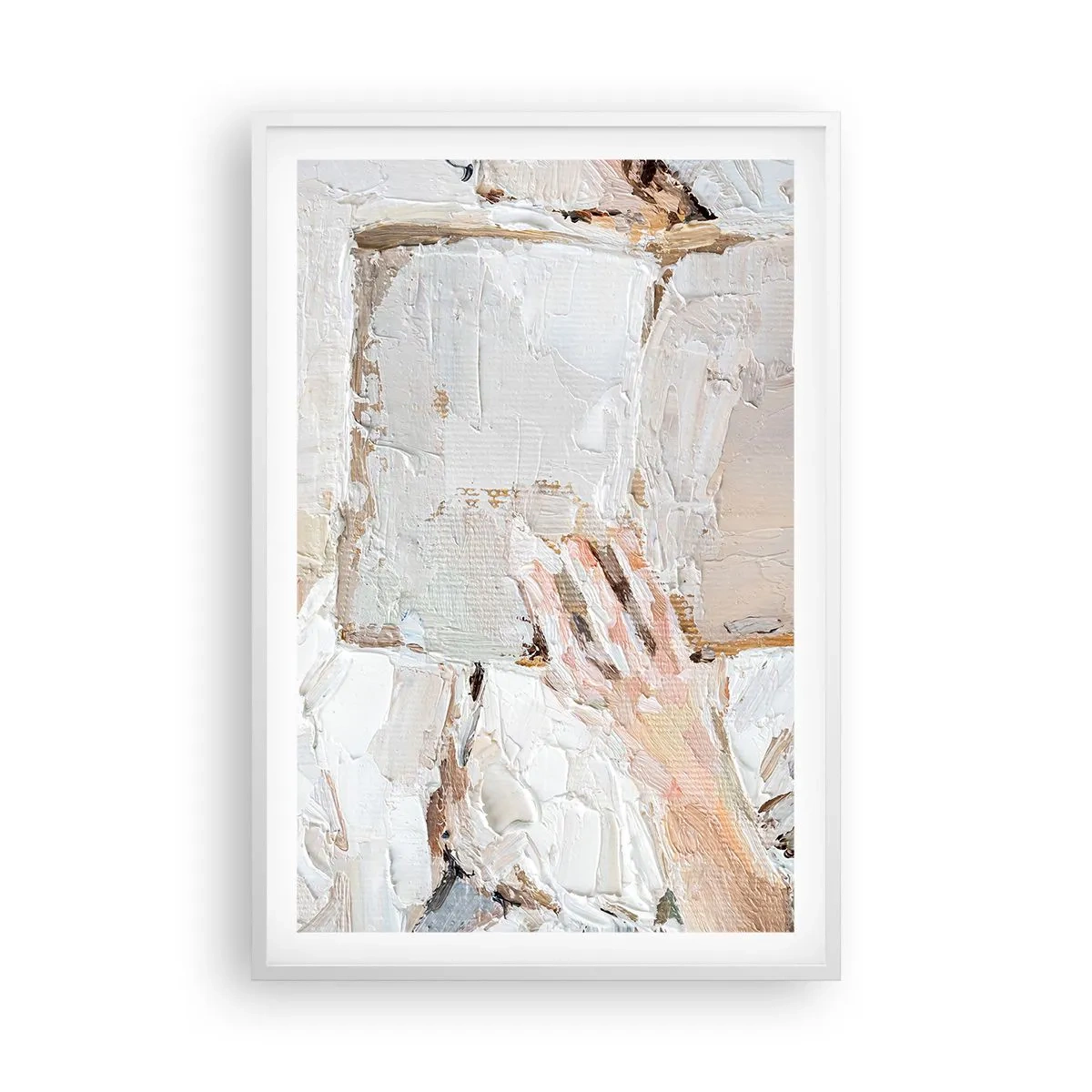 Plakat w białej ramie - W innym świecie - 61x91 cm