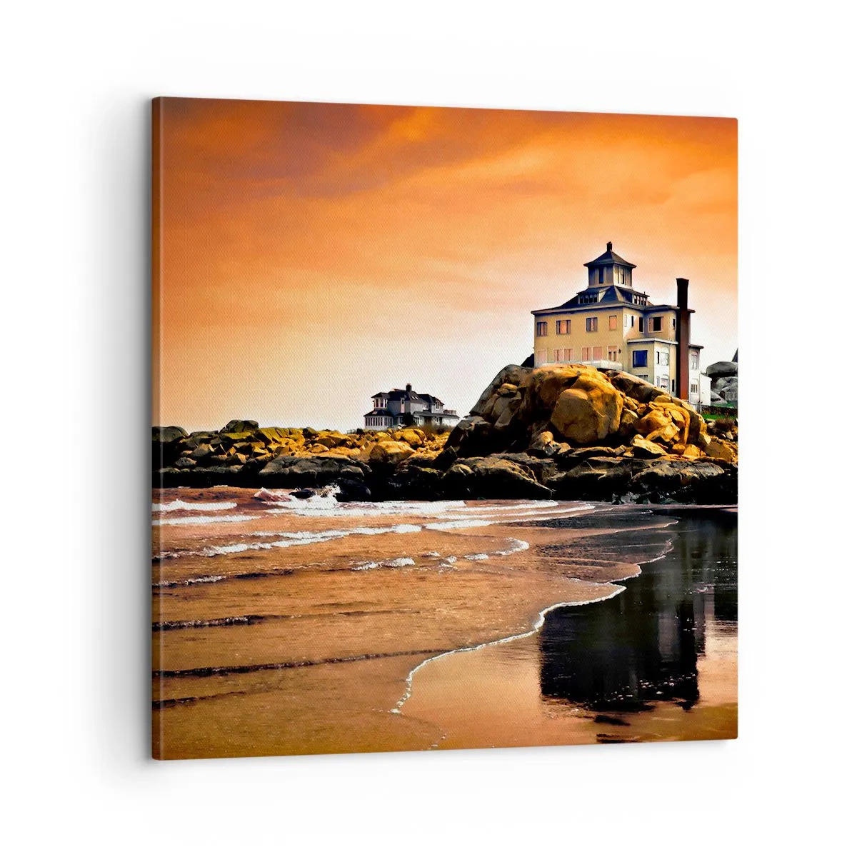 Obraz na płótnie - Elegancja zachodniego wybrzeża - 60x60 cm