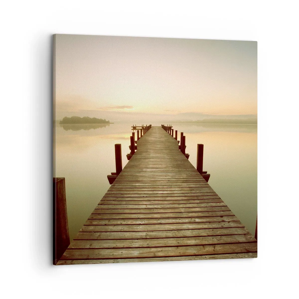 Obraz na płótnie - Przedświt, świtanie, światło - 50x50 cm