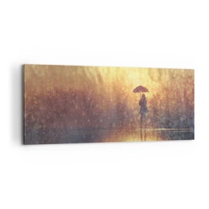 Obraz na płótnie - Czuję, że ktoś na mnie patrzy - 100x40 cm