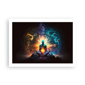 Plakat - Kosmiczny spokój - 70x50 cm