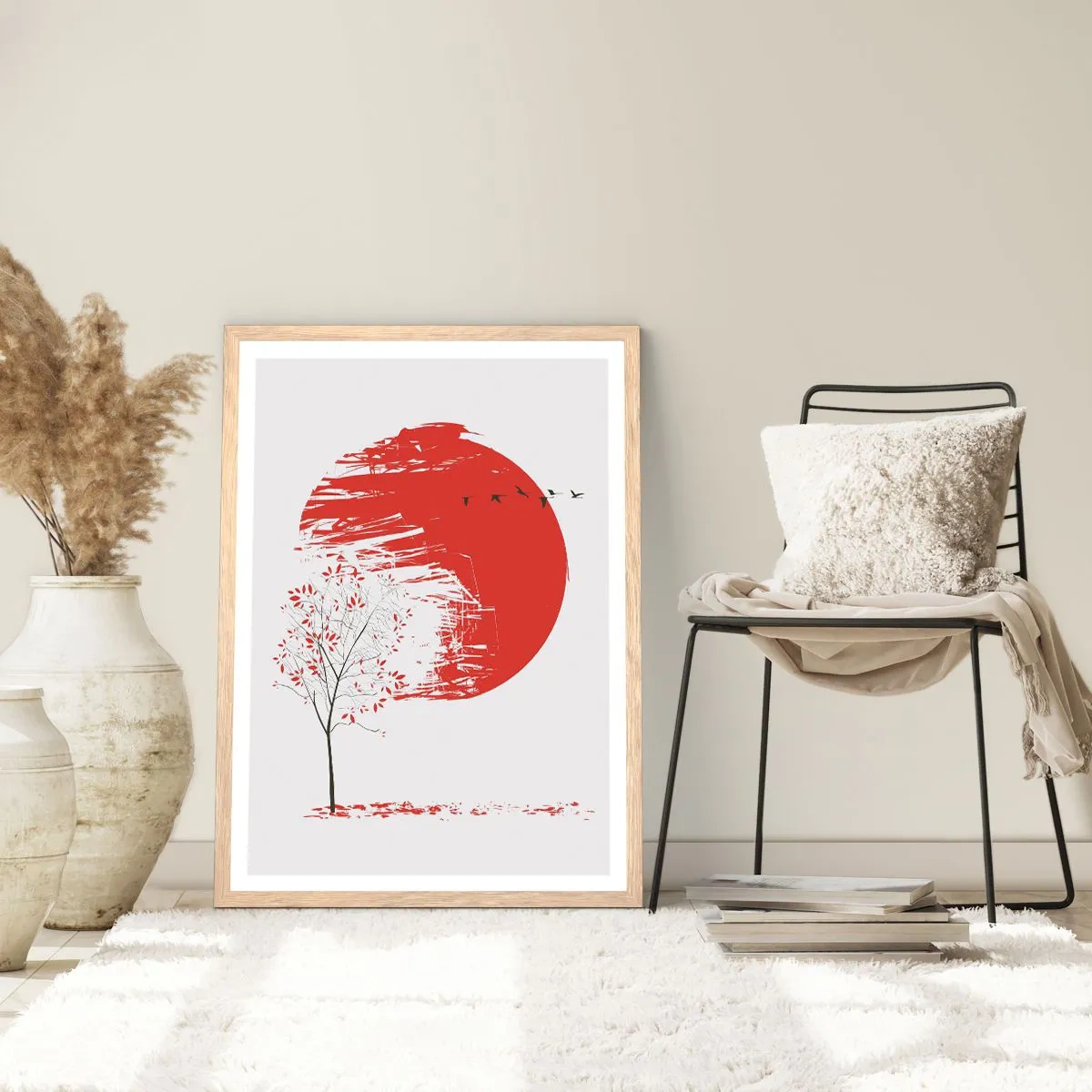 Plakat w ramie jasny dąb - Znasz li ten kraj? - 30x40 cm