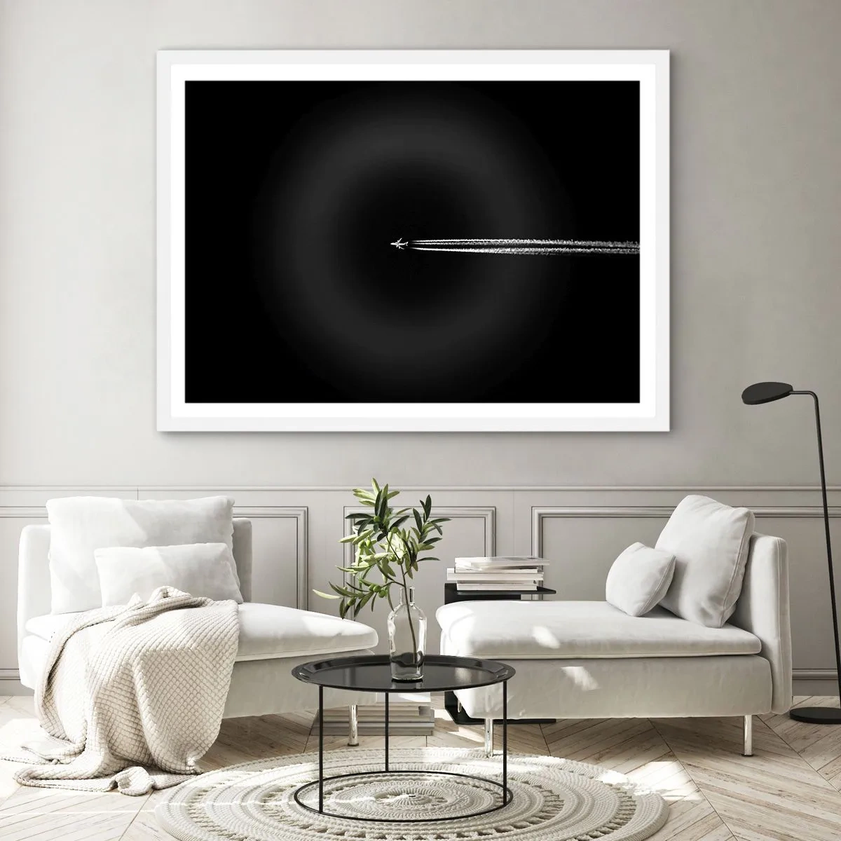 Plakat w białej ramie - W inny wymiar - 100x70 cm