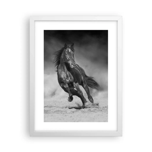 Plakat w białej ramie - Godny samego emira - 30x40 cm
