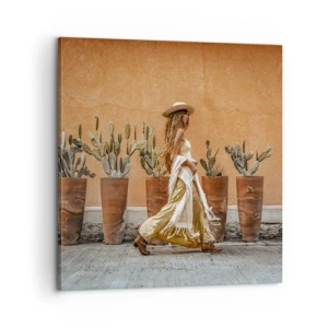 Obraz na płótnie - W stylu hippie - 60x60 cm