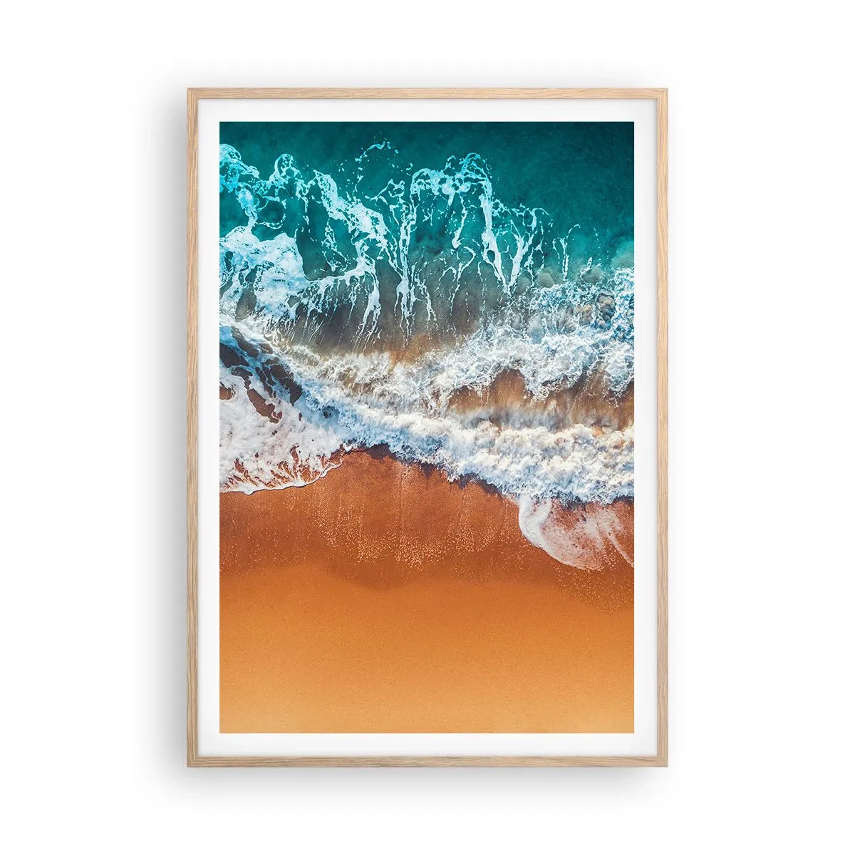 Plakat w ramie jasny dąb - Zawsze w parze - 70x100 cm