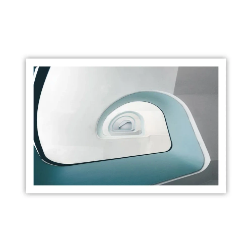 Plakat - Do dna błękitu - 91x61 cm