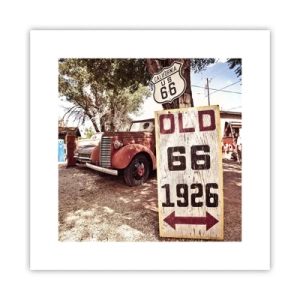 Plakat - Legenda amerykanskiej prowincji - 30x30 cm