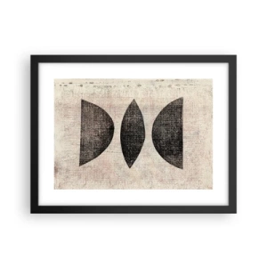 Plakat w czarnej ramie - Etniczna abstrakcja - 40x30 cm