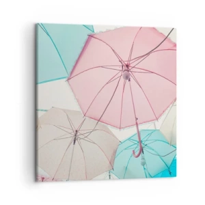 Obraz na płótnie - Czasem słońce, czasem deszcz - 50x50 cm